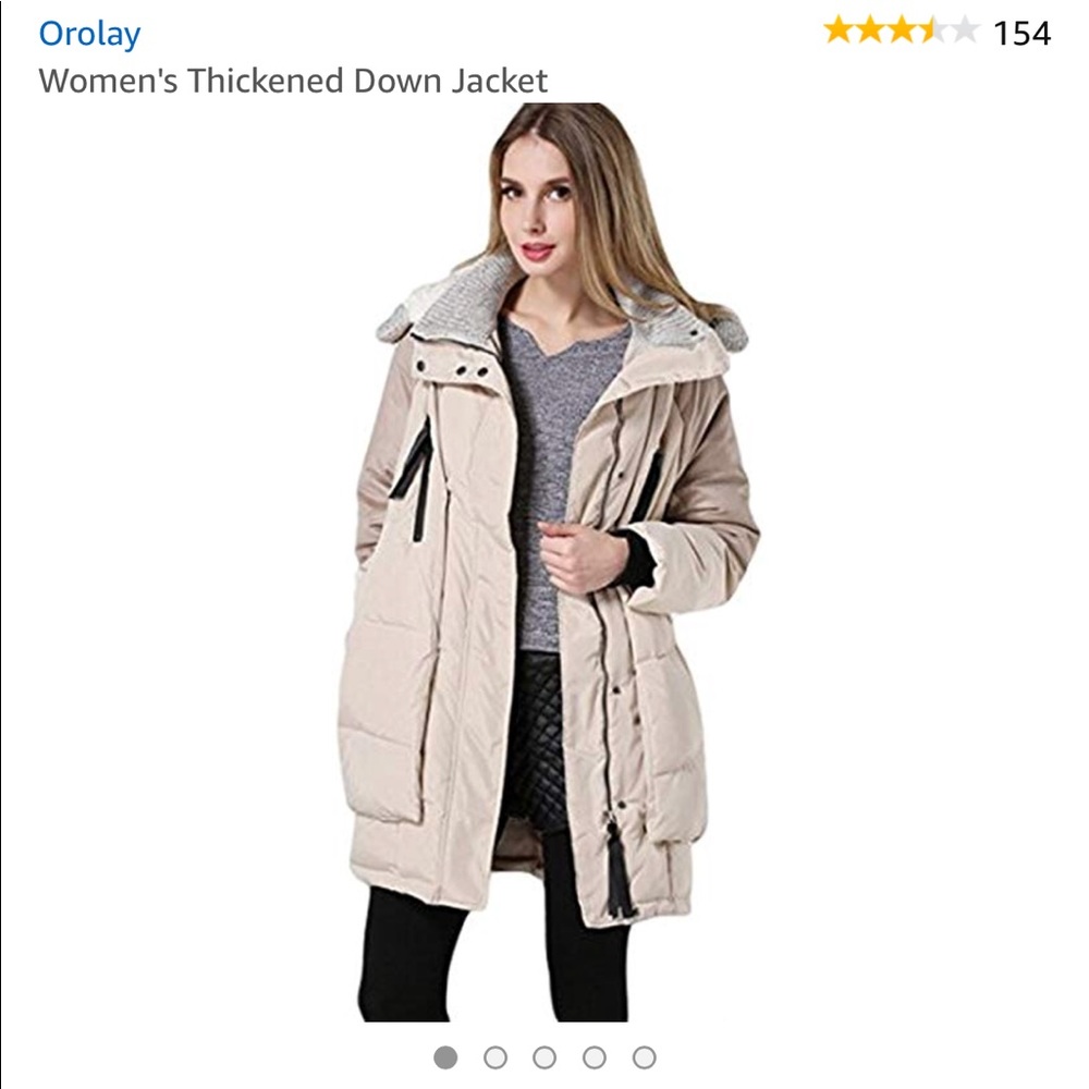 Down winter jacket
